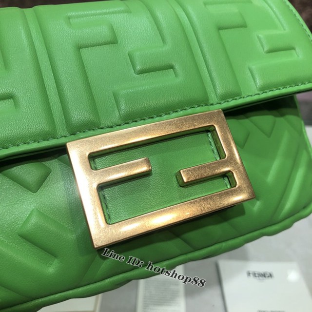 FENDI精品女包 芬迪BAGUETTE羊皮手袋 Fendi 0191s迷你肩背斜挎包 fdzg2530